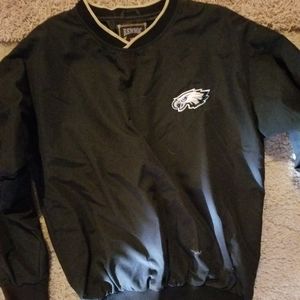 Vintage Black Windbreaker Jacket